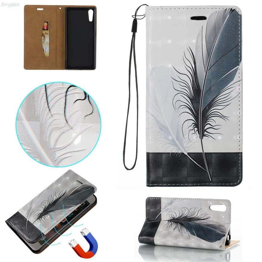 Кожаный чехол для sony Xperia XZ F8331 SO 01J Dual 5 0 &quotоткидной кожаный телефона XZs G8232 03J G8231