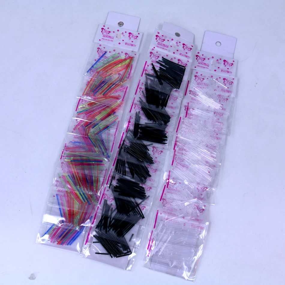 

Factory Simple Cheap Anti Allergy Plastic Stick Stud Earring 10bags/set