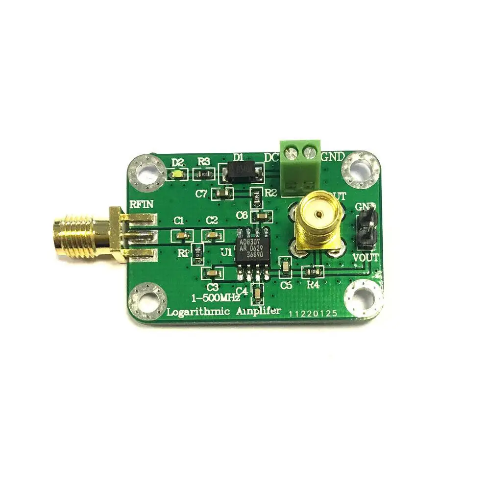 RF probe AD8307 based 50 Ohm 0.1-500 MHz SMA input 