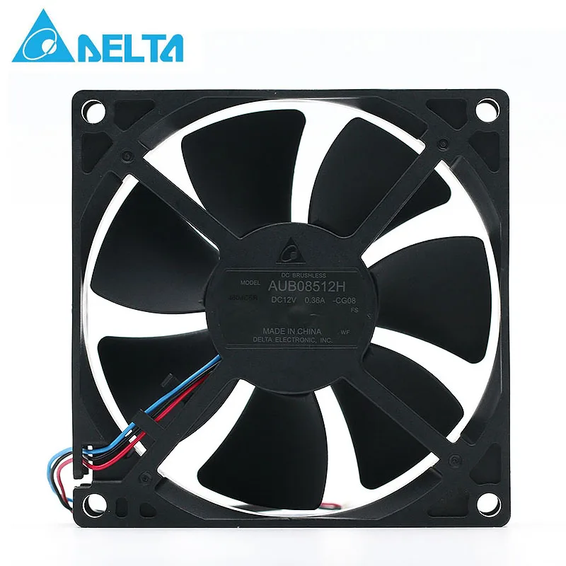 Original Delta AUB08512H 12V 0.36A 8.5cm three line projector cooling