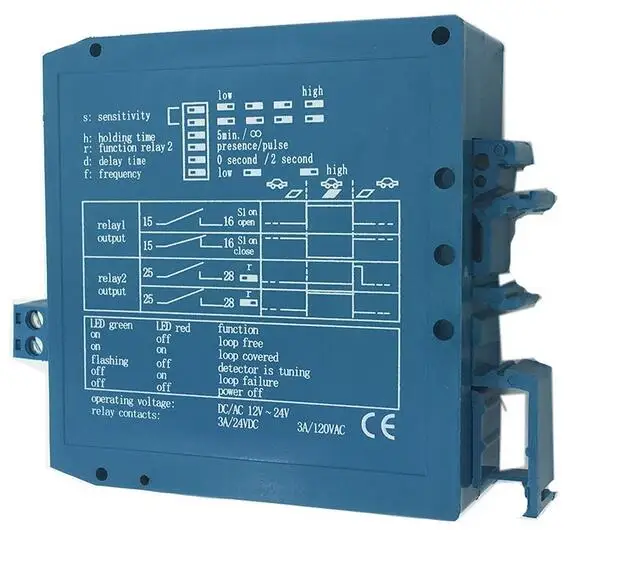 5 шт. 24VDC 12VDC Индуктивная петля автомобиля датчик детектор для безопасности и выхода для ворот и для управления дорожным сигналом