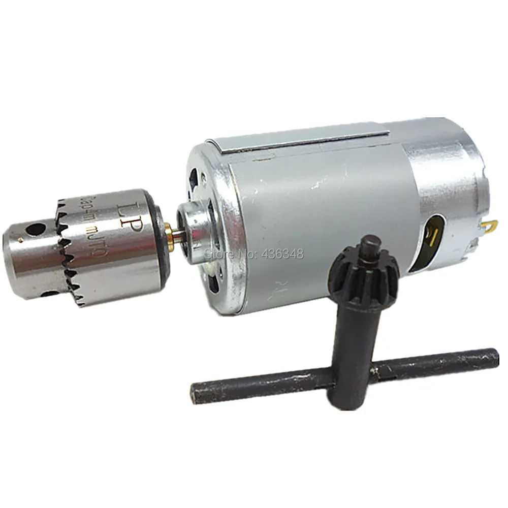 6v 15v Dc 12v Electric Motor Mini 0.3mm 4mm Electric Drill Chuck 3.17mm