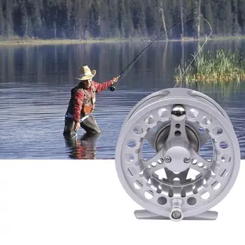 

8.5cm 2+1BB Aluminum Alloy 1：1 Gear Ratio Fly Fishing Reel 7/8 Large Former Ice Fishing Reel Left / Right Interchangeable
