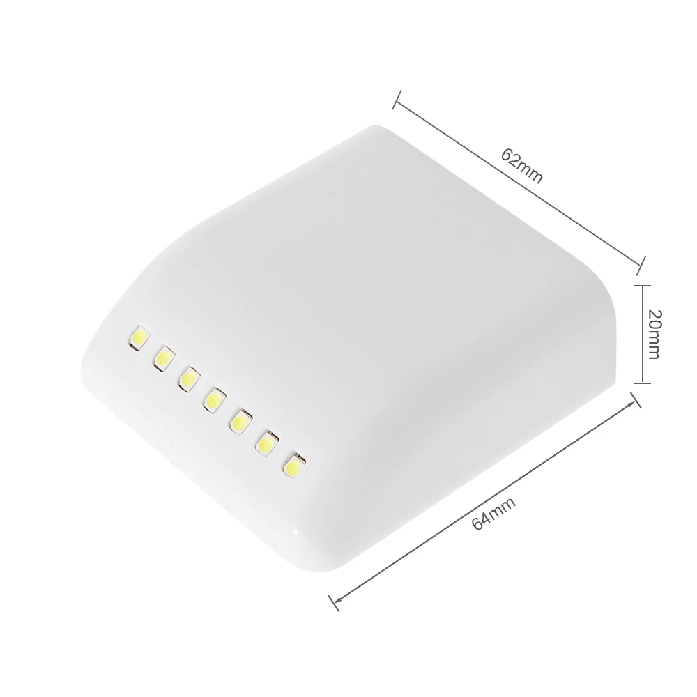 Универсальный светодиодный датчик для освещения шкафа для Кухня шкаф Спальня Гостиная шкаф светильник ing Батарея Питание 12V
