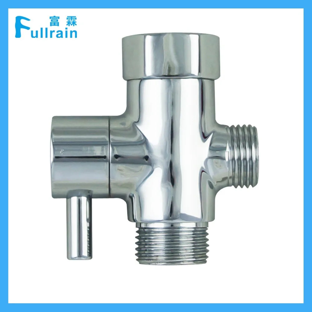 7/8" Brass Material T adapter Diverter Bathroom Toilet Bidet Sprayer