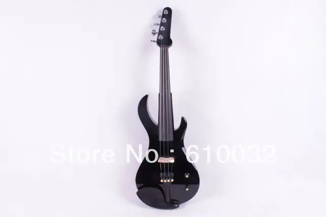 Best Price 4/4 Electric Violin Solid wood 20--28# black color guitar neck 4 string Best Price 4/4 Electric Violin Solid wood 20--28# black color guitar neck 4 string