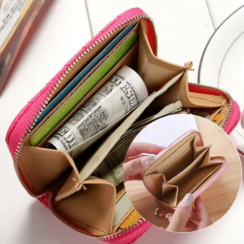 

Fashion Leather Coin Bag Unisex Multifunctional Lingge Package Portable Coin Bags Waterproof Durable Bank Card Small Handbag