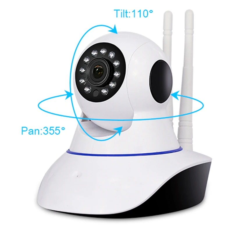 Беспроводная IP камера видеонаблюдения 360 дюйма Wi Fi|Камеры видеонаблюдения| |