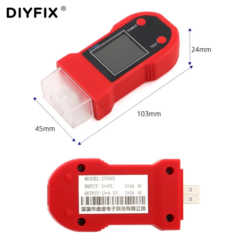 DIYFIX мобильный телефон Тестер Текущий анализатор обслуживания для iPhone 6/6 P/6 S/6SP/7/7