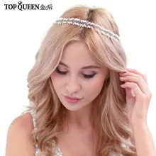 TOPQUEEN HP46-S свадьбы Свадебная Тиара Оголовье Вайн Свадьба Головные уборы невесты украшения для волос невесты Hairband свадебные аксессуары для волос