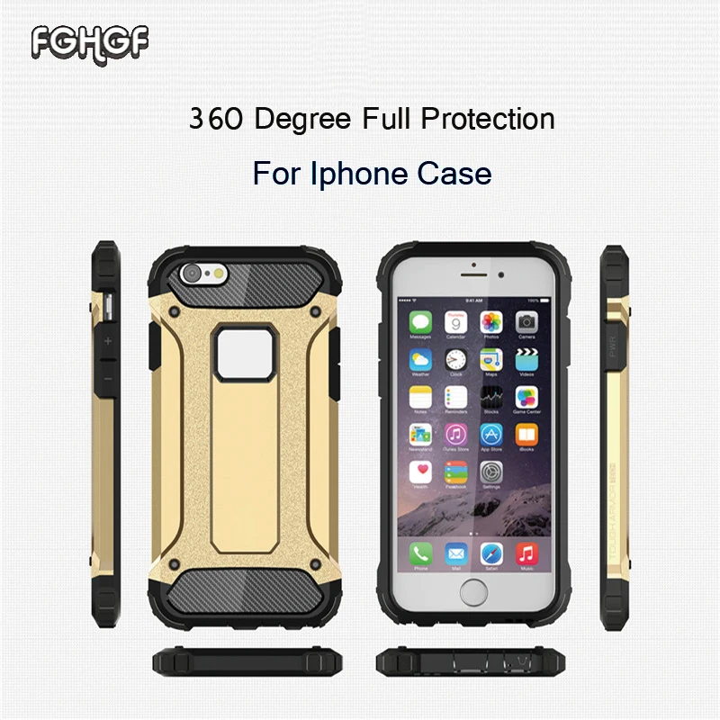 

FGHGF Case For Iphone 5 6 6S Plus Phone Shell 360 Degree Full Protection Silicone Sofe TPU Cover For Iphone 5S Matte Coque Capa