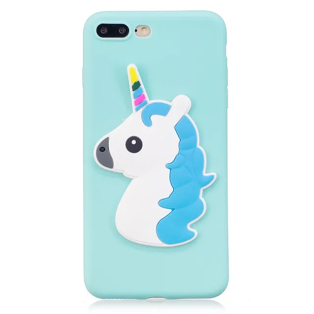 3D Cartoon Phone Case For iPhone 7 8 Plus 5.5 inch & for iPhone 7 8 4.7
