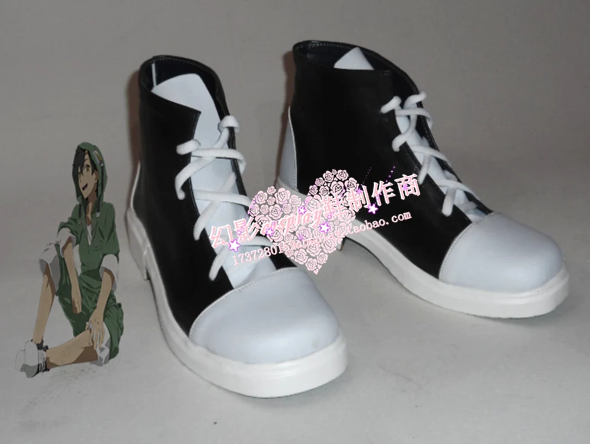 

Kagerou Project Seto Black Daily Halloween Cosplay Shoes Boots H016