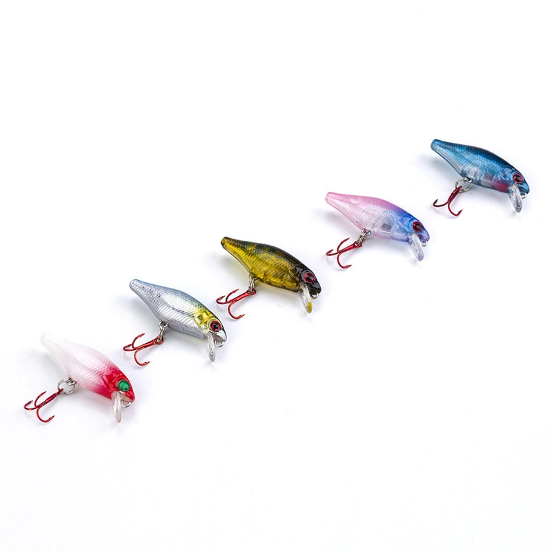 5 шт./компл. Crankbait 1,75 г 3,4 см воблер мини жесткие приманки для рыбной ловли нахлыстом приманки для рыбалки с пластиковой коробкой leurre dur kit de pesca