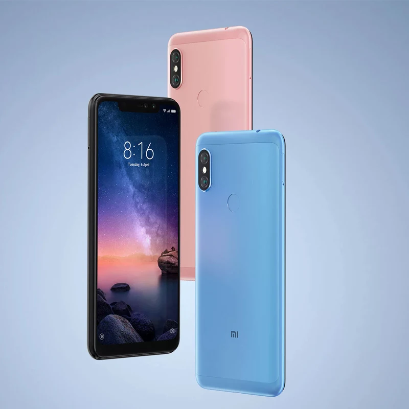 Оригинальная глобальная версия Xiaomi Redmi Note 6 Pro 20 МП фронтальная камера Snapdragon 636 4 Гб