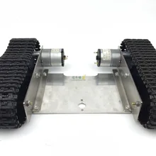 Танк трек подвеска системы шасси из алюминиевого сплава Intelligence RC трек шасси Долли амортизация шасси Долли шасси