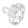 Beautiful Silver ring Fashion fashion Scorpion silver color NICE women Domineering Lady Ring jewelry Classical gift ,R739 ► Photo 2/6