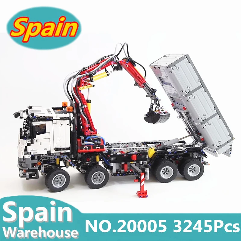 Technic Truck 20005 3245pcs Model Building Blocks Boys Toy Gift Compatible Legoing Technic 42023 in Spain Construction Toys