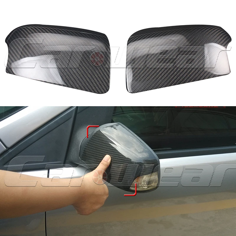 MK2 Carbon Fiber Car Rearview Mirror Cover Trim for Ford Focus MK2 2007
