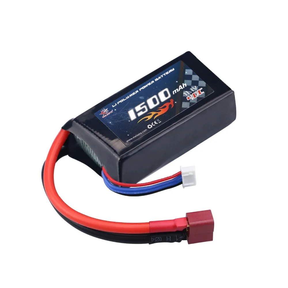 Melasta 11.1 فولت 3 ثانية 1500 مللي أمبير 40C يبو 2 قطع RC بطارية عمداء T المكونات ل RC طائرة مروحية zv و سباق سيارة شاحنة قارب Melasta 11.1 فولت 3 ثانية 1500 مللي أمبير 40C يبو 2 قطع RC بطارية عمداء T المكونات ل RC طائرة مروحية zv و سباق سيارة شاحنة قارب