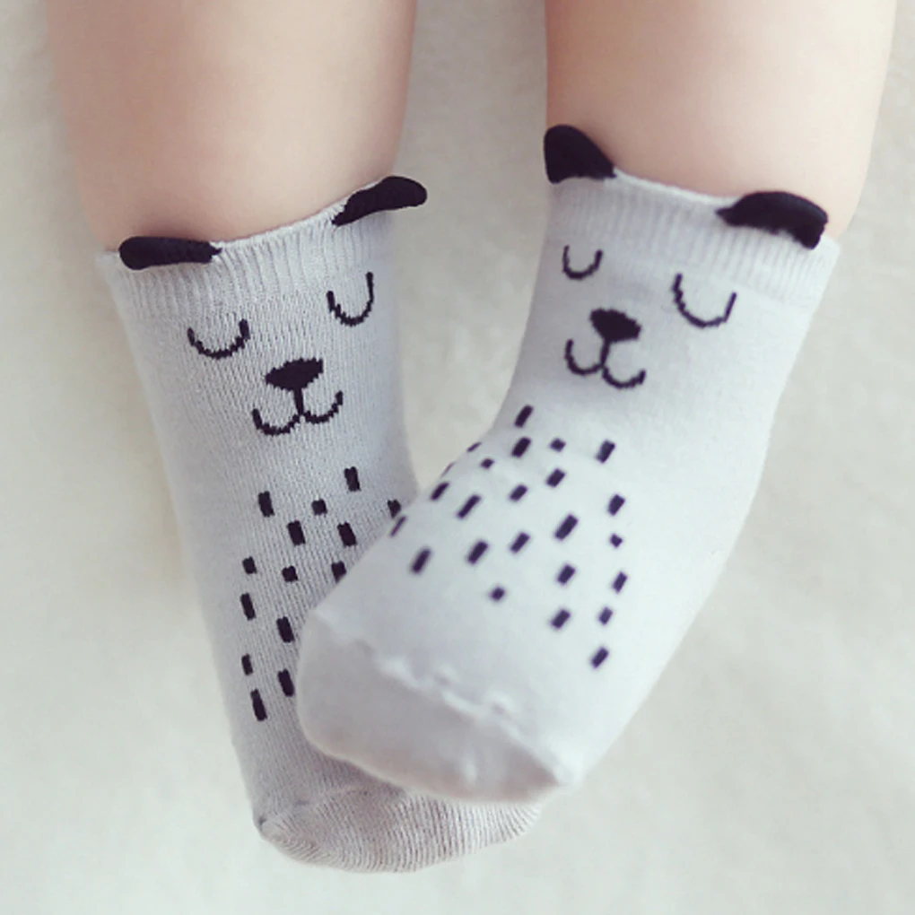 Милый ребенок собака Cat носки с ушками для мальчиков и девочек хлопковые носки для малышей