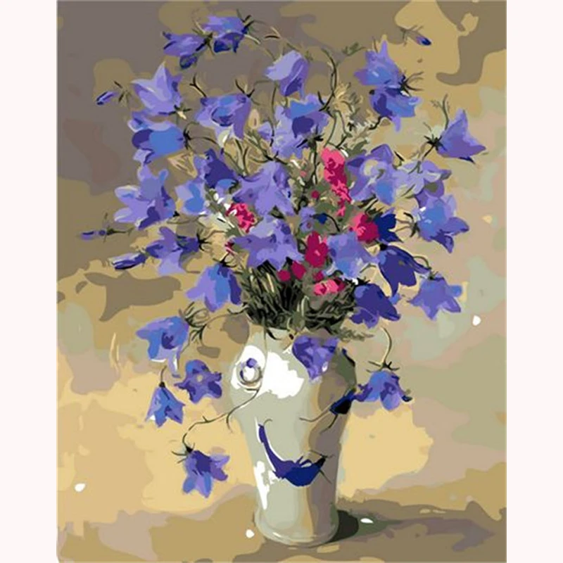 

YIKEE Diamond Embroidery Modular Flowers Wall Decor Full Square Rhinestone Pasted Diamond Painting Pattern Gift h1319