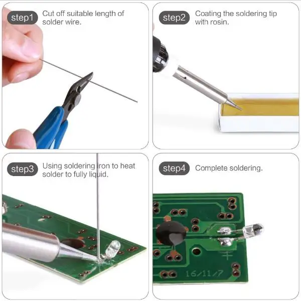 Super Electric Soldering iron Kit 60W 110V US 220V EU Electric Adjustable Temperature Welding Solder Soldering Iron with Tools Super Electric Soldering iron Kit 60W 110V US 220V EU Electric Adjustable Temperature Welding Solder Soldering Iron with Tools