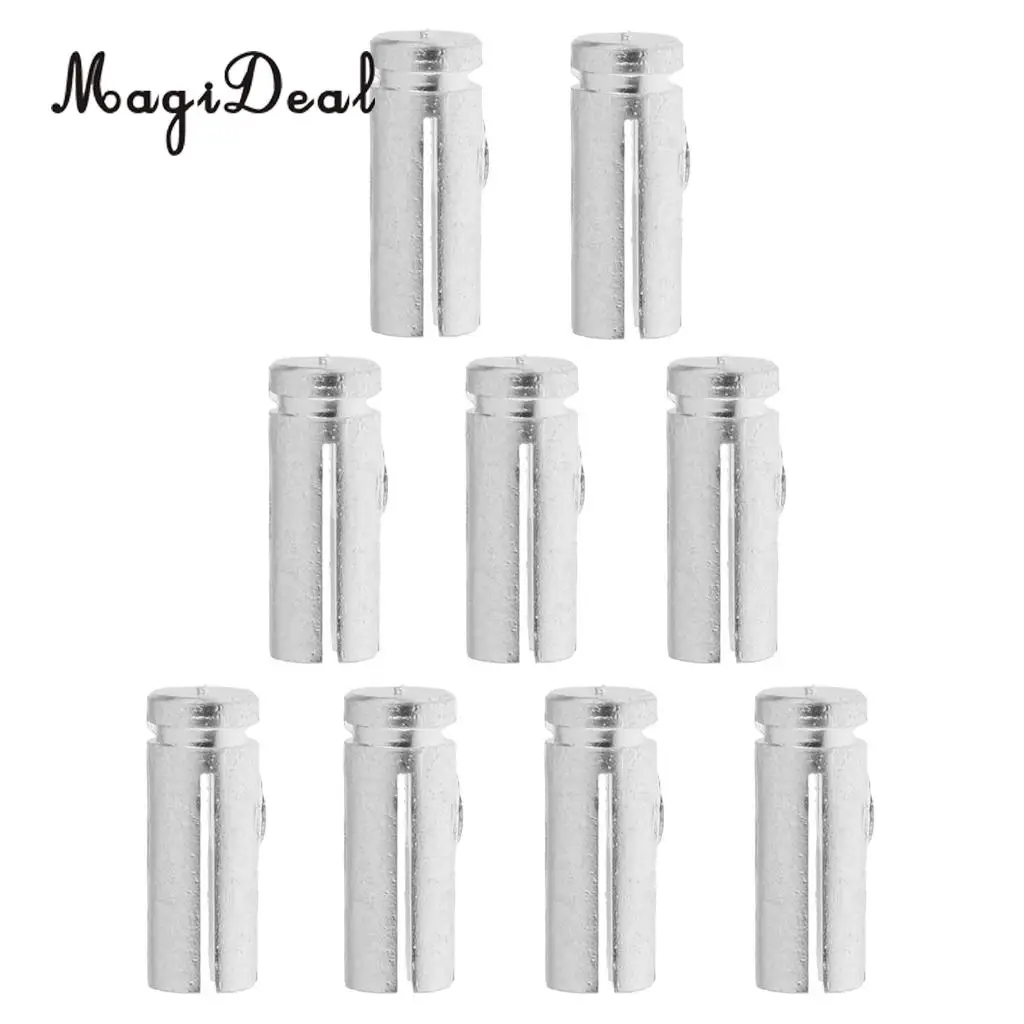 MagiDeal 18Pcs Universal Anodised Aluminum Dart Flight Savers Protectors Accessory