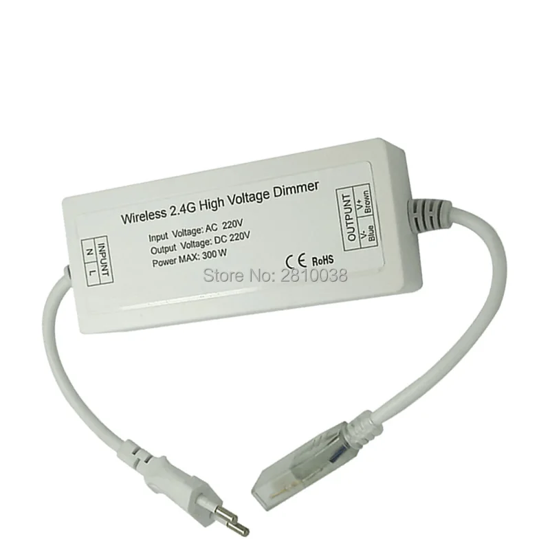 

2 pcs/lot Wireless 2.4G dimming controller AC 110V/220V led dimmer switch common anode 2H dimmer for led lights