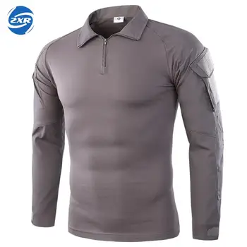 

Gear Army Shirts Men Soldiers Combat Tactical Shirt Military Force Multicam Camo Long Sleeve Shirts Camisa Military Uniform