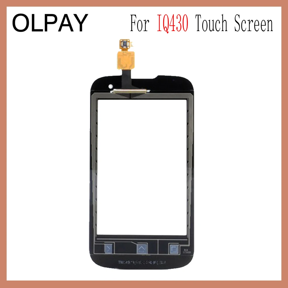 OLPAY 4,0 ''сенсорная стеклянная панель для Fly IQ430 Evoke IQ 430 сенсорный экран дигитайзер стекло сенсор инструменты Бесплатный клей и салфетки
