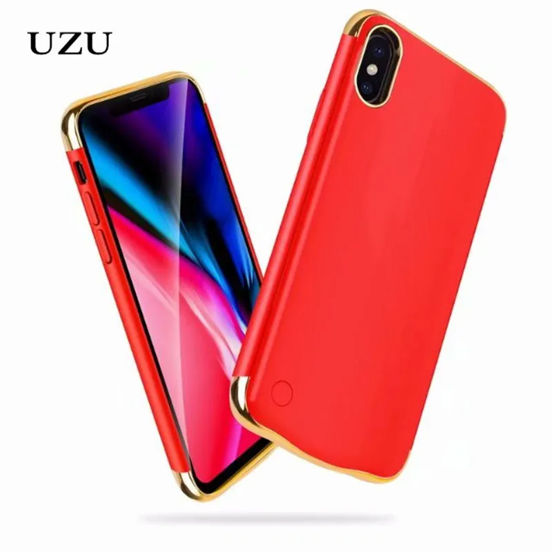 

5500mah Portable Charging Case For iphone X Ultra Thin Slim Battery External Extended Power Bank Case for iphone x Charger Case