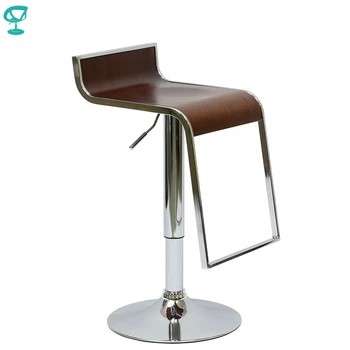 

94890 Barneo N-10 Leather Kitchen Breakfast Bar Stool Swivel Bar Chair hazel free shipping in Russia