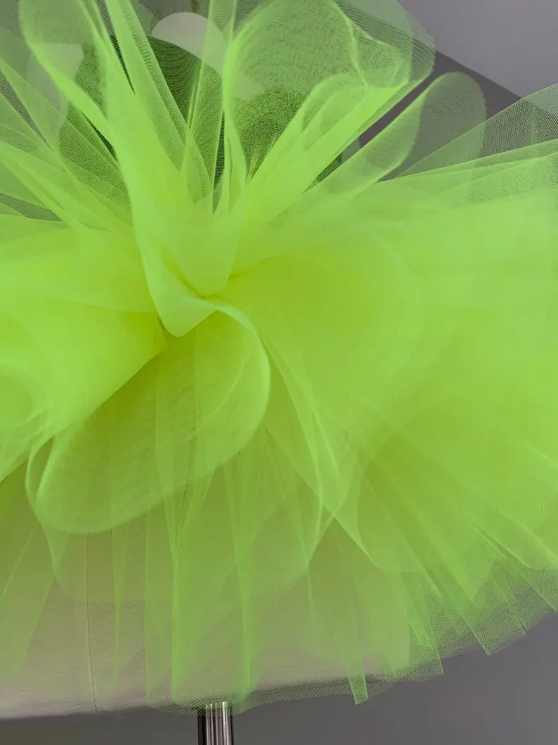 Шикарный пышные короткие лимонно-зеленого цвета женские тюлевые юбки 2019 Новое поступление мини женский юбка-пачка для взрослых эластичные