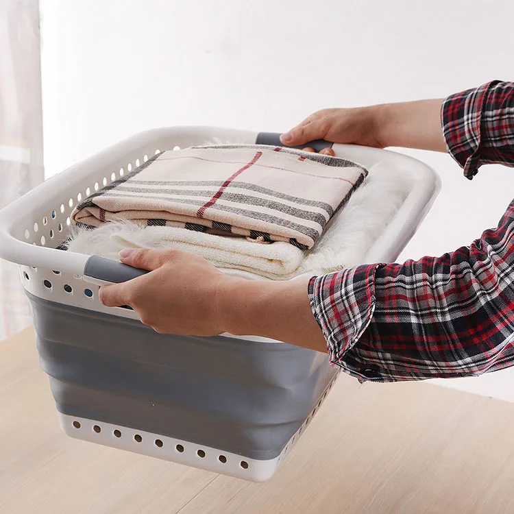 المحمولة للطي البلاستيك مربع دلو أدوات تنظيف سلة الغسيل تخزين المياه حوض الخضار Cesta الفقرة روبا Sucia المحمولة للطي البلاستيك مربع دلو أدوات تنظيف سلة الغسيل تخزين المياه حوض الخضار Cesta الفقرة روبا Sucia