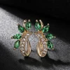 Hanreshe Mini Blue Green Earring Horse Natural Zircon Stud Earrings Wedding Party Gothic Cute Jewelry Crystal Women Gift ► Photo 2/6