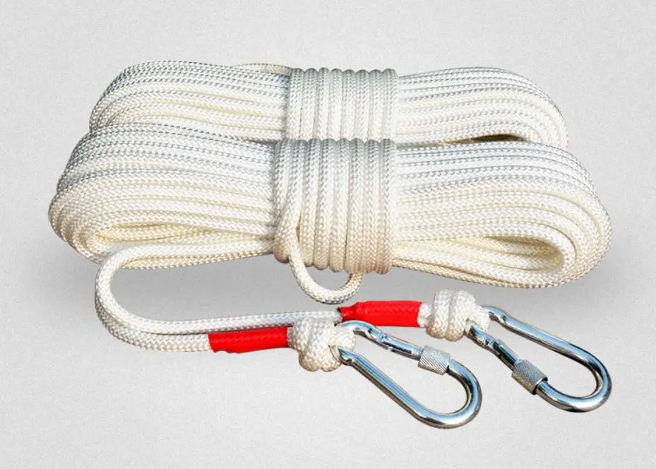 

10m Nylon steel wire rope, strong bundled rope, fire escape safety labor rope.seat belt, strip