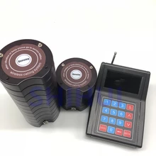 Цвет 15 Coaster пейджерам+ 1 передатчик 999 канала ресторан пейджер Беспроводной подкачки очереди вызова Системы