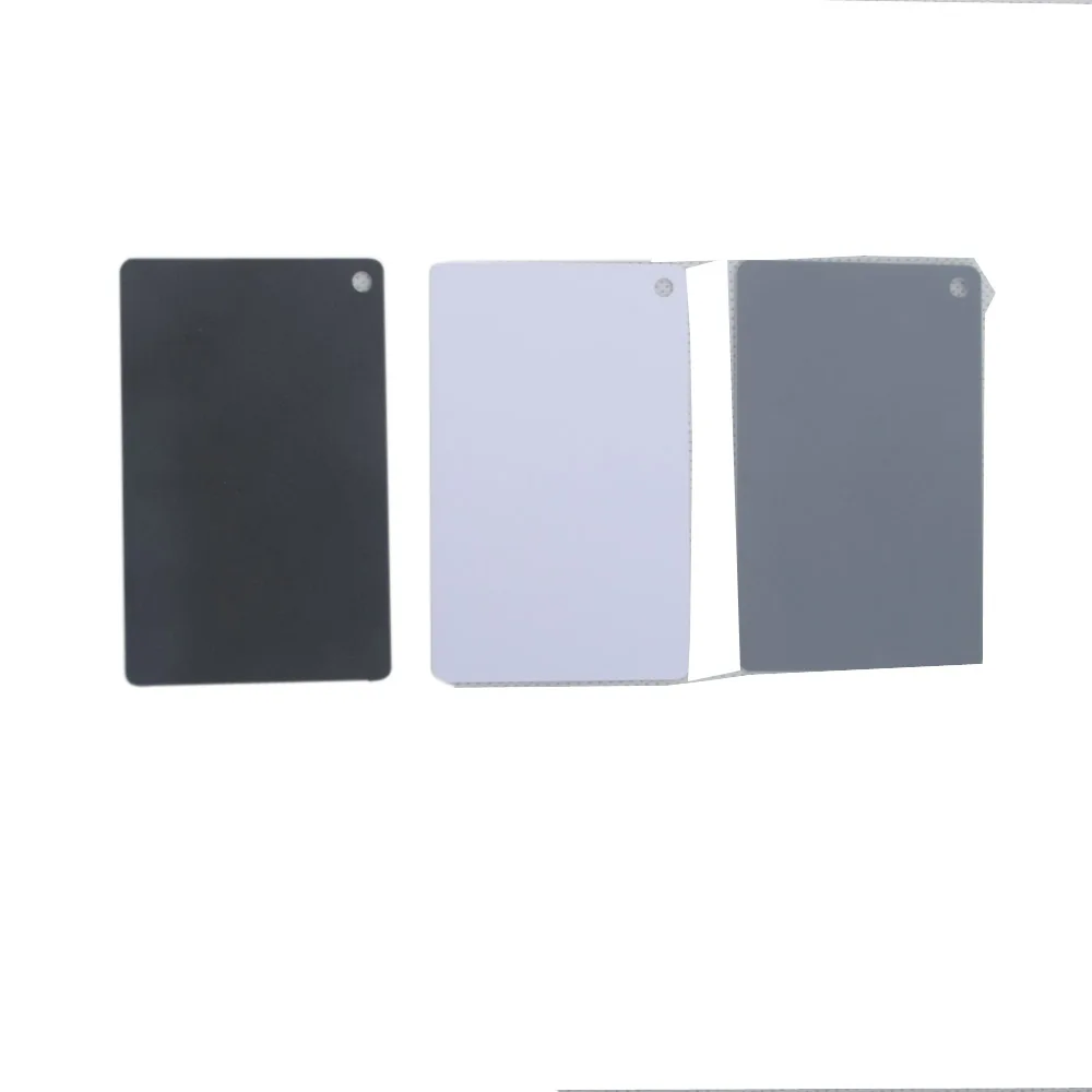 3 в 1 карман- размер цифровой белый черный серый баланс карты 18% серой карты с шейный ремешок для цифровой фотографии