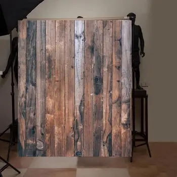 

5 Sizes Photo Accessories Studio Photography Backdrop Wooden Board Planks Texture Photography Background Cloth Backdrop Decor