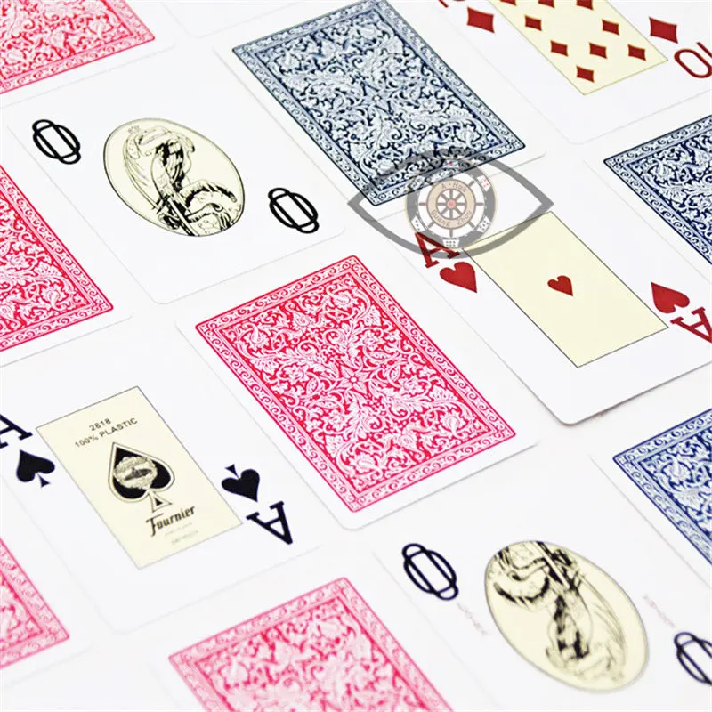 Невидимый покер Fournier 2818 пластиковые игральные карты с маркировкой для перспективных очков УФ-контактные линзы анти покер накрутка