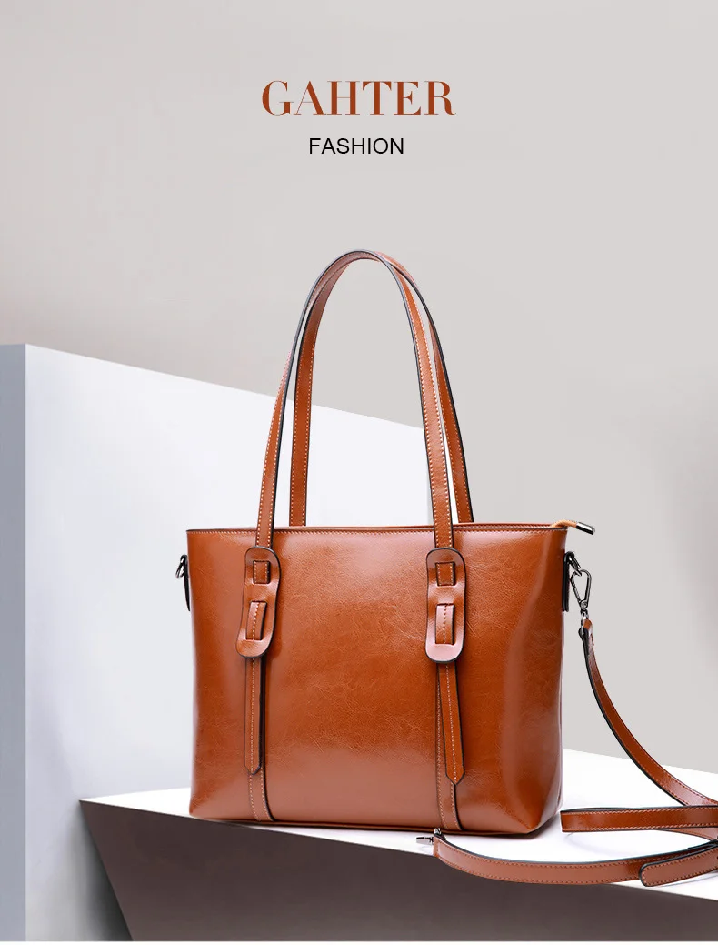 Новейшие восковые масляные кожаные роскошные сумки женские сумки дизайнерские винтажные сумки на плечо женские мягкие большие сумки коричневая сумка bolsa feminina