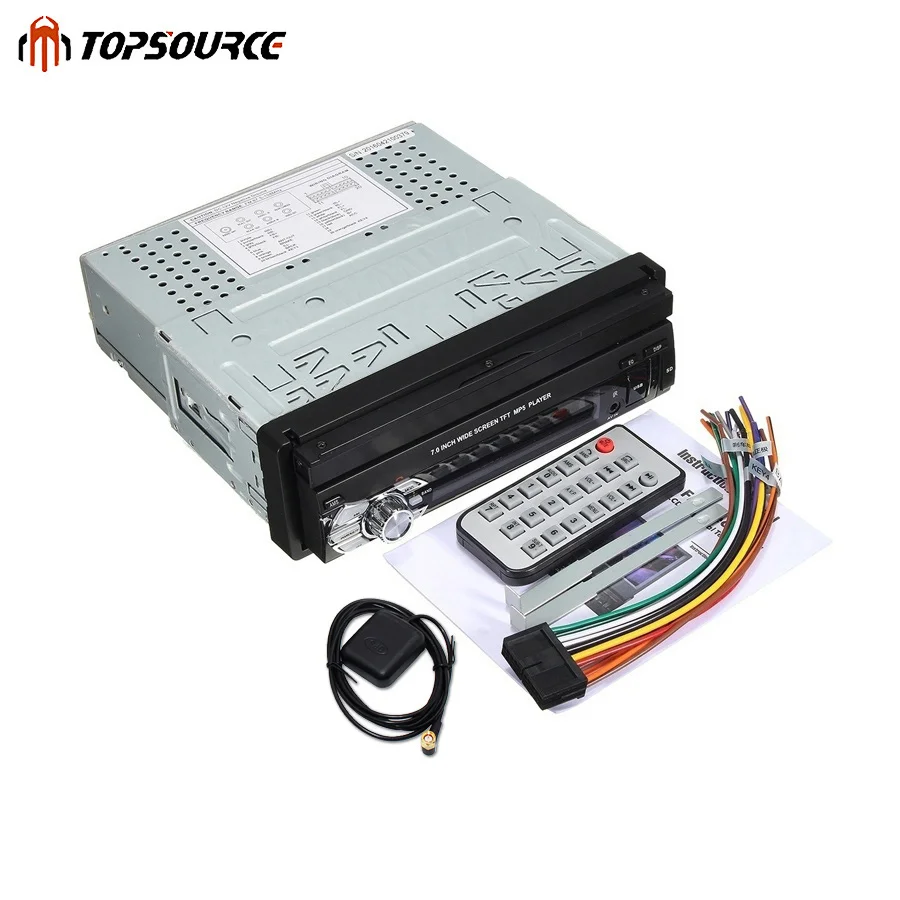 TOPSOURCE автомобильный MP4 MP5 плеер универсальный 9601 7 0 &quotHD сенсорный экран Bluetooth FM