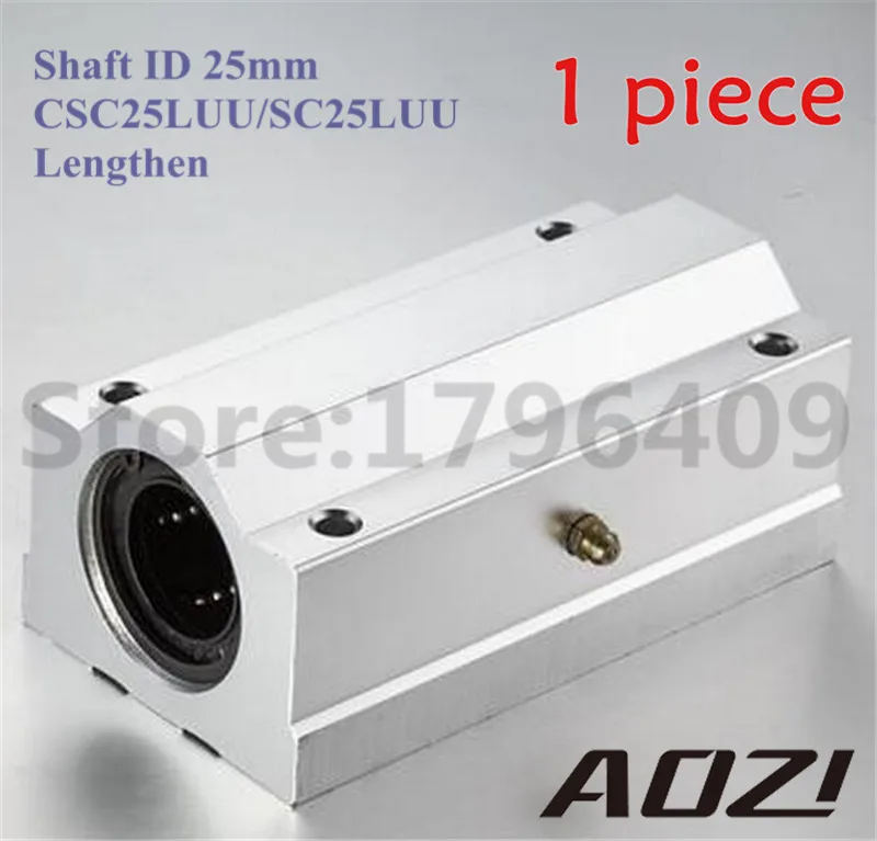

SCS25LUU SC25LUU Lengthen Linear Motion Ball Bearing Linear Slide Bearing Pillow Block Linear Case Unit For CNC Parts ID25mm