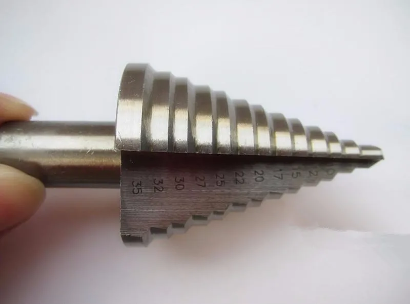 Fixmee HSS4241 5-35 мм 13 шагов большой HSS стальной шаг конусное сверло титановое долото отверстие резак инструмент