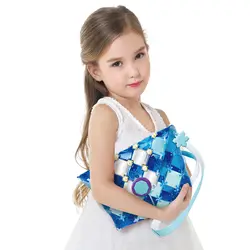 Disney Frozen Princess beauty модные игрушки Dream DIY сумка с декоративной отделкой для девочек, детская стеганая игрушка, модная сумка для хранения