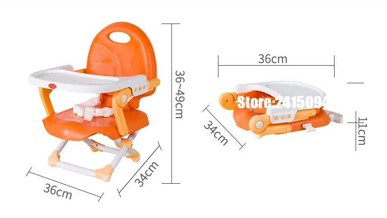 Складное детское кресло-бустер, стол, обеденный стул с пластиной, детский высокий стол, многофункциональные стулья для кормления детей, обеденный стул