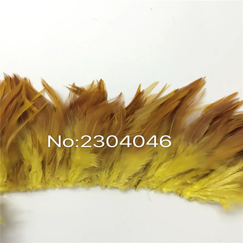 

5-6 inches high (12-14CM) feather dyed bright yellow decorative craft, feather 800-900 Root