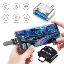 Essage Promise Type-c Transit USB Female Adapter C-type OTG Adapter for Samsung S10 Millet 9 Oneplus 7 Pro 6t Connector USB 3.0