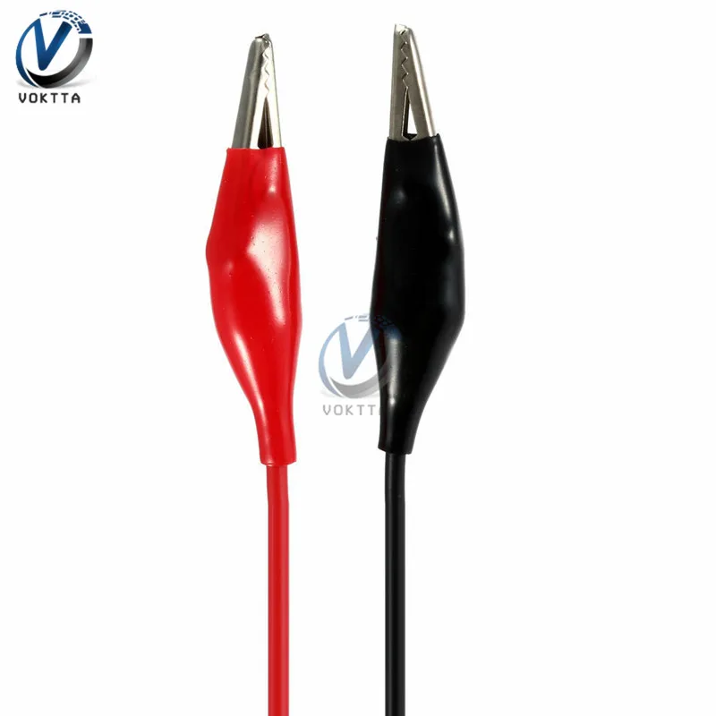 Voktta Oscilloscope BNC Male Plug to Dual Alligator Clip Oscilloscope Test Probe Lead Cable 1m 500V 5A for Electrical Working oscilloscope probe test probe lead cable